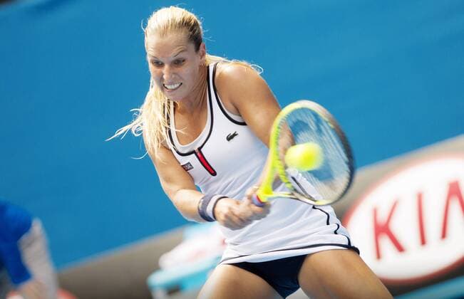 TENNIS - ATP Tennis Herren Australian Open 2015 MELBOURNE,AUSTRALIA,22.JAN.15 - TENNIS - WTA Tennis Damen World Tour, Grand Slam, Australian Open. Image shows Dominika Cibulkova (SVK).