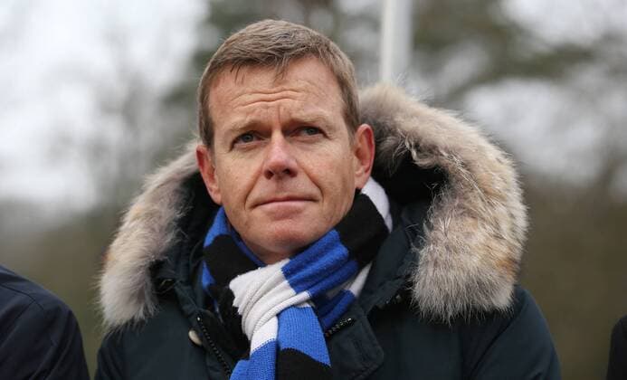Pressetermin zur HSV-Partnerschaft mit Klaus-Michael Kuehne 1. Fussball Bundesliga 2014-2015 Hamburger SV einigt sich mit Klaus-Michael Kuehne auf eine langfristige Partnerschaft. Zur Saison 2015-2016 erwirbt das Stadion-Namensrecht. Ab Anfang Juli 2015 wird das HSV-Stadion wieder Volksparkstadion genannt. Marketing-Vorstand Joachim Hilke (Hamburger SV) im Volkspark Hamburg