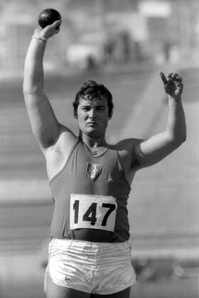 Leichtathletik-EM in Athen, Kugelstoßen: Yves Brouzet (Frankreich)