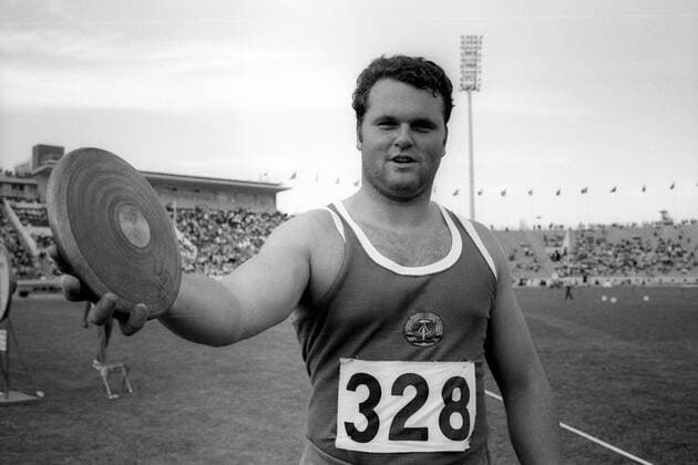 Leichtathletik-EM in Athen: Hartmut Losch (DDR)