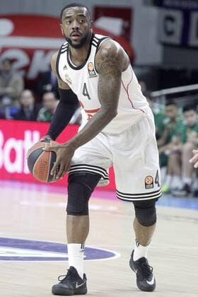 Real Madrid s K.C.Rivers during Euroleague match.January 22,2015.  (2015012231)