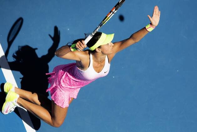 TENNIS - WTA Tennis Damen Australian Open 2015 MELBOURNE,AUSTRALIA,23.JAN.15 - TENNIS - WTA Tour, Grand Slam, Australian Open. Image shows Caroline Garcia (FRA).