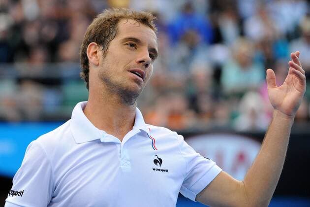 Richard Gasquet (FRA) TENNIS : Open d Australie - Melbourne - 23 01 2015 TennisMagazine Panoramlc 