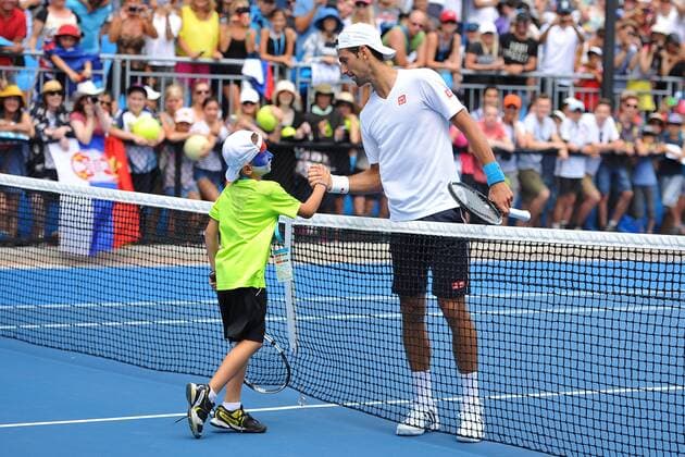 Novak Djokovic (SRB) TENNIS : Open d Australie - Melbourne - 23 01 2015 TennisMagazine Panoramlc 