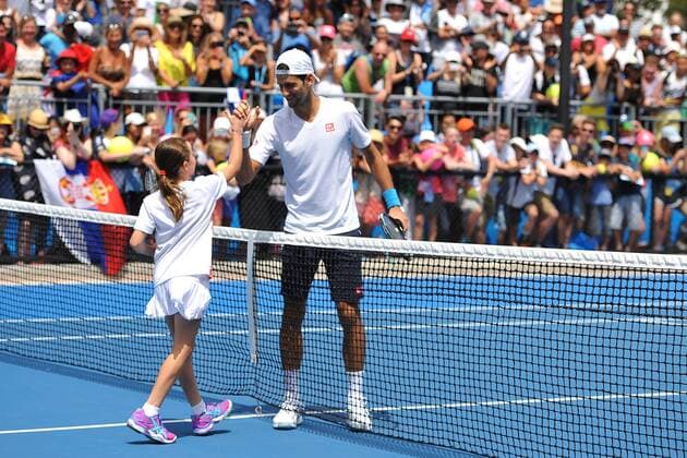 Novak Djokovic (SRB) TENNIS : Open d Australie - Melbourne - 23 01 2015 TennisMagazine Panoramlc 