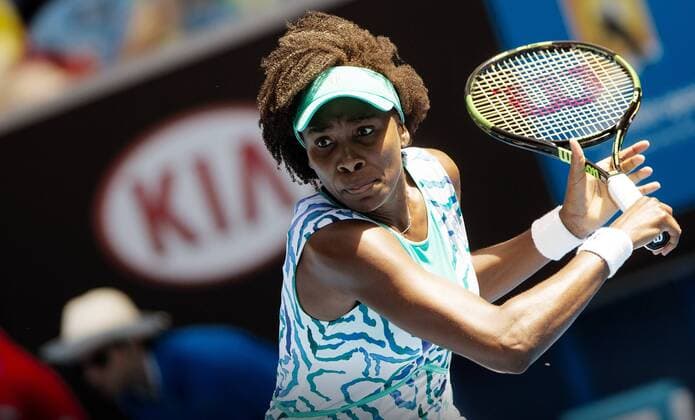 TENNIS - WTA Tennis Damen Australian Open 2015 MELBOURNE,AUSTRALIA,24.JAN.15 - TENNIS - WTA Tour, Grand Slam, Australian Open. Image shows Venus Williams (USA).