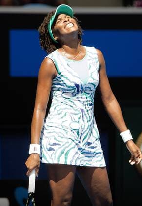 TENNIS - WTA Tennis Damen Australian Open 2015 MELBOURNE,AUSTRALIA,24.JAN.15 - TENNIS - WTA Tour, Grand Slam, Australian Open. Image shows Venus Williams (USA).