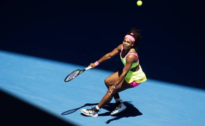 TENNIS - WTA Tennis Damen Australian Open 2015 MELBOURNE,AUSTRALIA,24.JAN.15 - TENNIS - WTA Tour, Grand Slam, Australian Open. Image shows Serena Williams (USA).