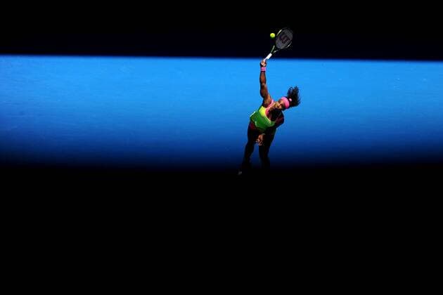 Serena Williams (USA) TENNIS : Open d Australie - Melbourne - 24 01 2015 TennisMagazine Panoramlc 