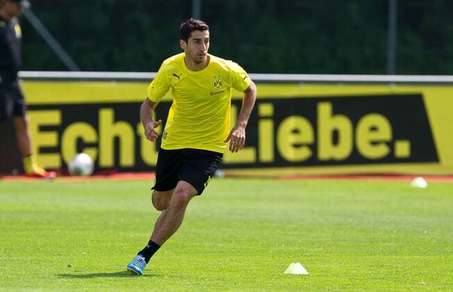 Freitag 12.07.2013, 1. Fussball - Bundesliga, Saison 13 14 - Der BVB im Trainingslager in Bad Ragaz Schweiz, BVB Borussia Dortmund, Henrikh Mkhitaryan (BVB) DeFodi018