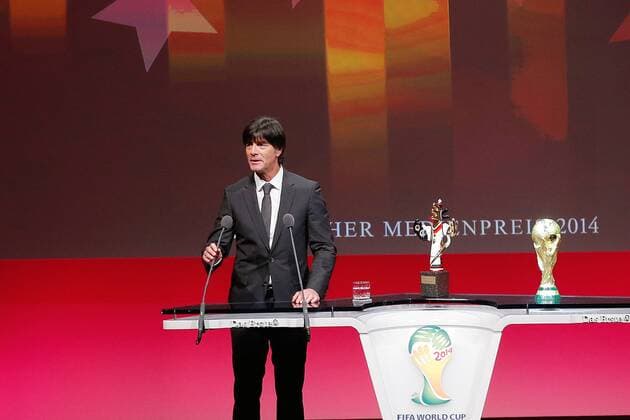 Weltmeister Trainer und Preisträger Joachim Löw bei der Verleihung Deutscher Medienpreis am 23.01.2015 im Kongresshaus in Baden Baden Deutscher Medienpreis 2015 in Baden Baden 