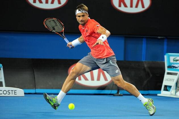 David Ferrer (ESP) TENNIS : Open d Australie - Melbourne - 24 01 2015 TennisMagazine Panoramlc 