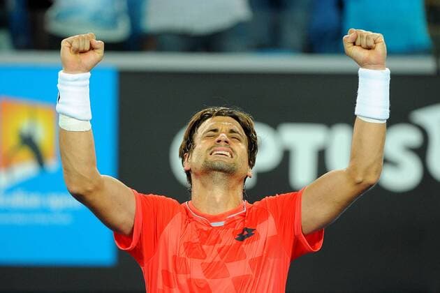 David Ferrer (ESP) TENNIS : Open d Australie - Melbourne - 24 01 2015 TennisMagazine Panoramlc 