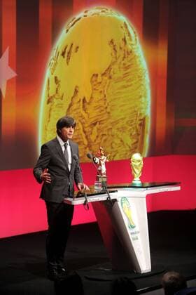 Deutscher Medienpreis. Bundestrainer Joachim Löw anläßlich der Verleihung des Deutschen Medienpreises am 23.01.2015 im Kongress Centrum Baden Baden.