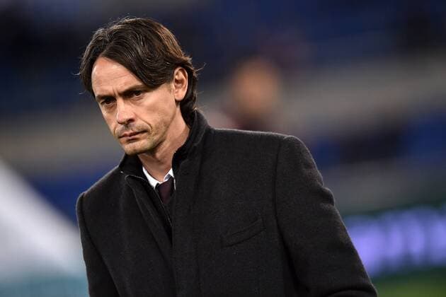 Filippo Inzaghi Milan Roma 24-01-2015 Stadio Olimpico, Football Calcio Serie A Lazio Roma - AC Milan. andreaxstaccioli