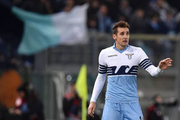Miroslav Klose Lazio Roma 24-01-2015 Stadio Olimpico, Football Calcio Serie A Lazio - Milan. Foto Andrea Staccioli Insidefoto andreaxstaccioli