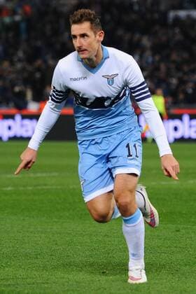 Rom, 24.01.2015 - Serie A 2014 2015 - Lazio Rom vs AC Mailand - Miroslav Klose 