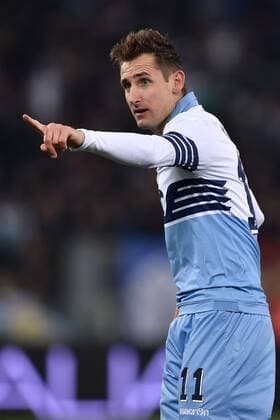 Miroslav Klose Lazio Goal celebration Roma 24-01-2015 Stadio Olimpico, Football Calcio Serie A Lazio Roma - AC Milan. andreaxstaccioli