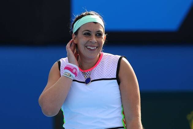 Marion Bartoli (FRA) TENNIS : Open d Australie - Melbourne - 25 01 2015 TennisMagazine Panoramlc 