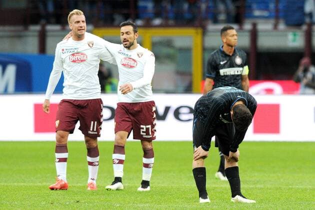 An Milano 25 01 2015 - campionato di calcio serie A Inter Mailand vs FC Turin: Enttäuschung Inter 