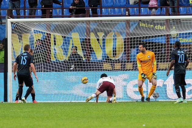 An Milano 25 01 2015 - campionato di calcio serie A Inter Mailand vs FC Turin: Emiliano Moretti 