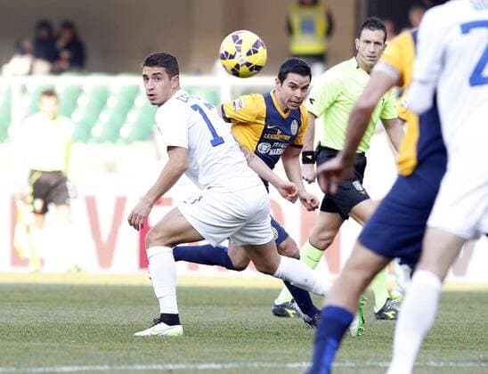 IPP20150125 Football - soccer: Serie A, Hellas Verona vs Atalanta Bergamo, Saviola Javier Pedro xHOCHxZWEIx xItalyxPhotoxPressx 