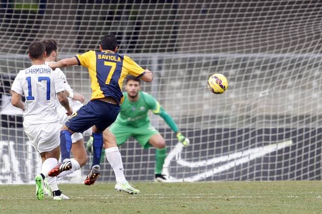IPP20150125 Football - soccer: Serie A, Hellas Verona vs Atalanta Bergamo, javier saviola xHOCHxZWEIx xItalyxPhotoxPressx 