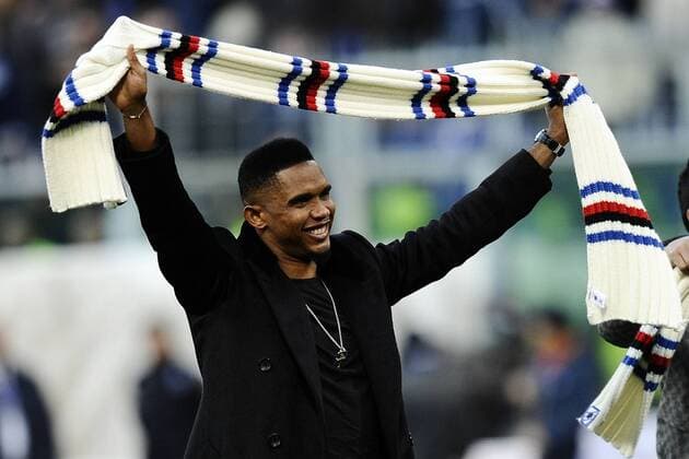 Db Genova 25 01 2015 - campionato di calcio serie A Sampdoria Genua vs US Palermo: Samuel Eto o 