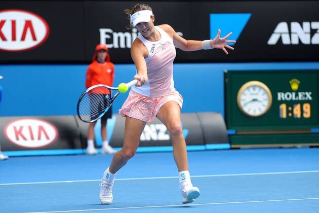 Garbine Muguruza (ESP) TENNIS : Open d Australie - Melbourne - 26 01 2015 TennisMagazine Panoramlc 
