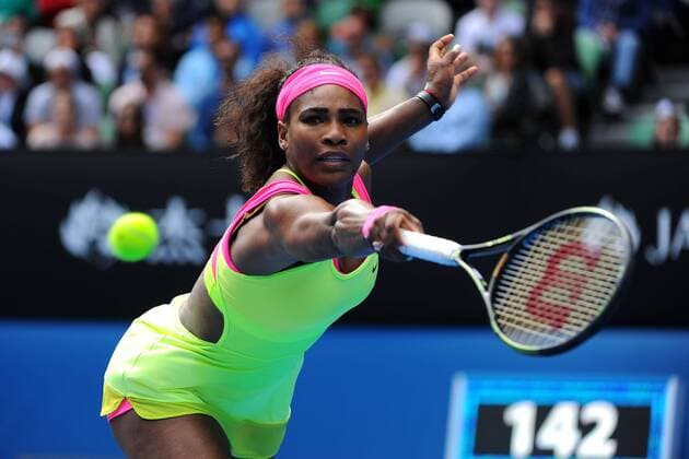 Serena Williams (USA) TENNIS : Open d Australie - Melbourne - 26 01 2015 TennisMagazine Panoramlc 