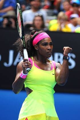 Serena Williams (USA) TENNIS : Open d Australie - Melbourne - 26 01 2015 TennisMagazine Panoramlc 