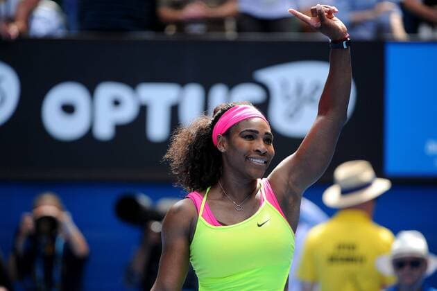Serena Williams (USA) TENNIS : Open d Australie - Melbourne - 26 01 2015 TennisMagazine Panoramlc 