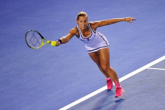 Dominika Cibulkova (SVK) TENNIS : Open d Australie - Melbourne - 26 01 2015 TennisMagazine Panoramlc 
