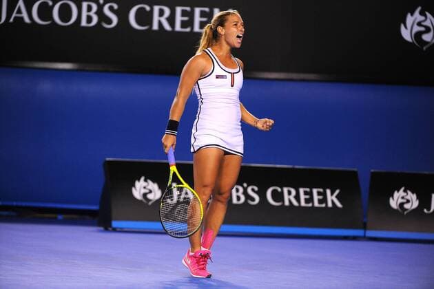 Dominika Cibulkova (SVK) TENNIS : Open d Australie - Melbourne - 26 01 2015 TennisMagazine Panoramlc 