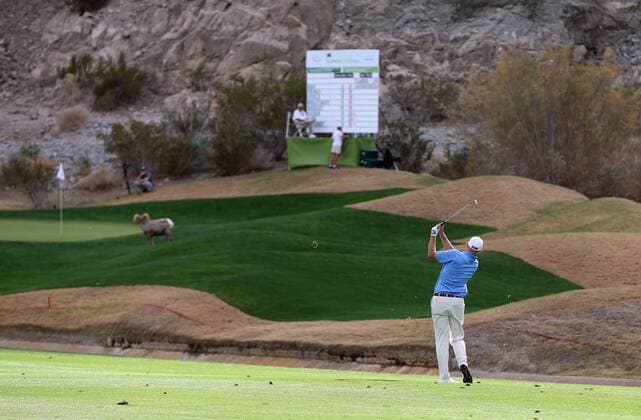 January 25, 2015 Bill Haas in action during the final round of the Humana Challenge in partnership with The Clinton Foundation on the Arnold Palmer Private Course at PGA Golf Herren West in La Quinta, California. .Charles Baus CSM PGA GOLF 2015: Humana Challenge - Final Round JAN 25 - ZUMAcb8_