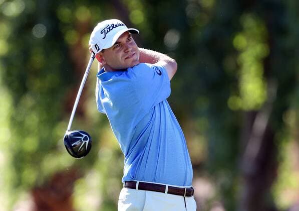 January 25, 2015 Bill Haas in action during the final round of the Humana Challenge in partnership with The Clinton Foundation on the Arnold Palmer Private Course at PGA Golf Herren West in La Quinta, California. .Charles Baus CSM PGA GOLF 2015: Humana Challenge - Final Round JAN 25 - ZUMAcb8_