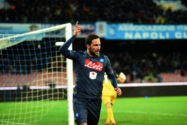 IPP20150126 Football - soccer: Serie A, SSC Neapel - CFC Genua 1893 FC, Gonzalo Higuain xHOCHxZWEIx xItalyxPhotoxPressx 