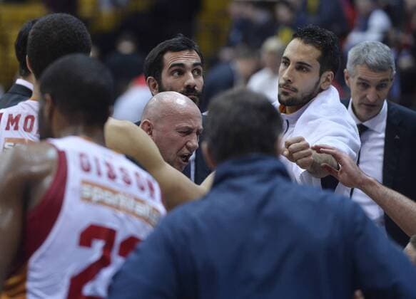 Eurocup, 4th round, KK Cedevita Zagreb - Virtus Roma 27.01.2015., Drazen Petrovic Basketball Hall, Zagreb, Croatia - Eurocup, 4th round, KK Cedevita Zagreb - Virtus Roma. Coach Luca Dalmonte.  MarkoxLukunic PIXSELL