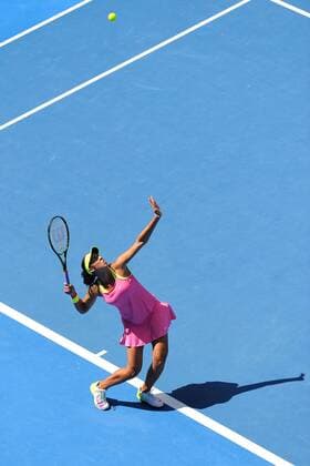 Madison Keys (USA) TENNIS : Open d Australie - Melbourne - 28 01 2015 TennisMagazine Panoramlc 