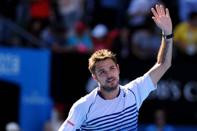 Stanislas Wawrinka (SUI) TENNIS : Open d Australie - Melbourne - 28 01 2015 TennisMagazine Panoramlc 