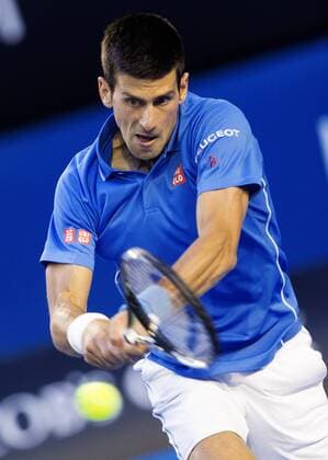 TENNIS - ATP Tennis Herren Australian Open 2015 MELBOURNE,AUSTRALIA,28.JAN.15 - TENNIS - ATP World Tour, Grand Slam, Australian Open. Image shows Novak Djokovic (SRB).