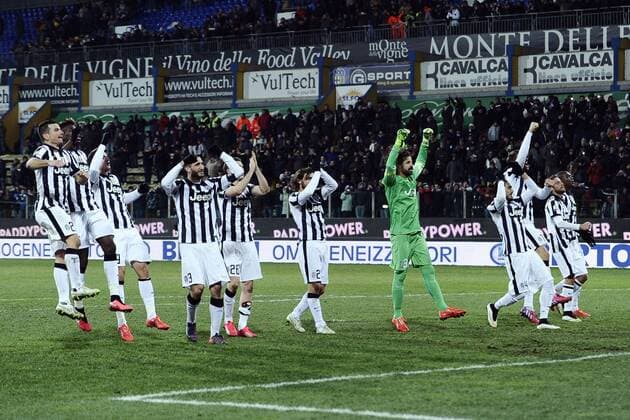 Coppa Italia FC Parma-Juventus Turin esultanza a fine gara Juventus 