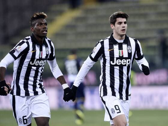 Coppa Italia FC Parma-Juventus Turin Alvaro Morata-Paul Pogba 