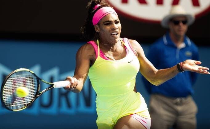 TENNIS - WTA Tennis Damen Australian Open 2015 MELBOURNE,AUSTRALIA,29.JAN.15 - TENNIS - WTA Tour, Grand Slam, Australian Open. Image shows Serena Williams (USA).