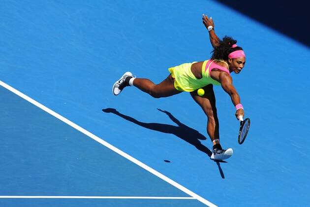 Serena Williams (USA) TENNIS : Open d Australie - Melbourne - 29 01 2015 TennisMagazine Panoramlc 