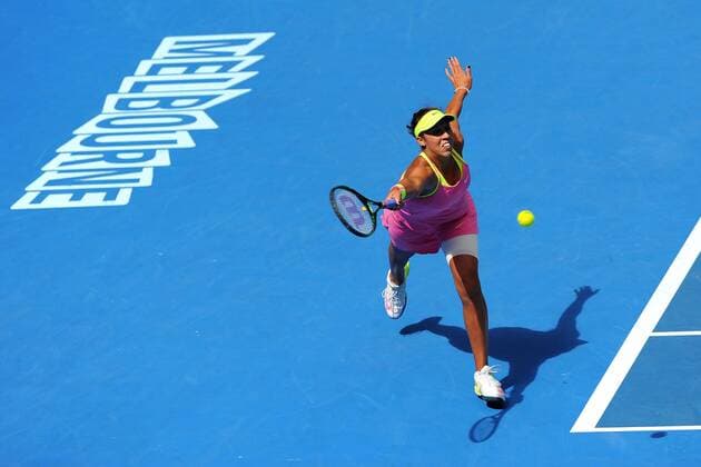 Madison Keys (USA) TENNIS : Open d Australie - Melbourne - 29 01 2015 TennisMagazine Panoramlc 