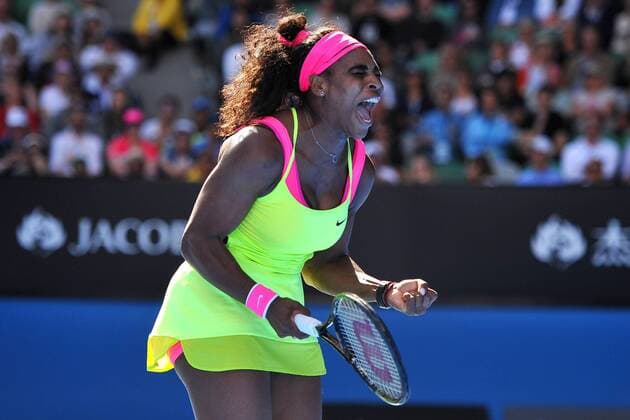 Serena Williams (USA) TENNIS : Open d Australie - Melbourne - 29 01 2015 TennisMagazine Panoramlc 