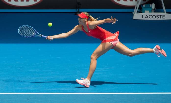 Maria Sharapova (RUS) Tennis - Australian Open 2015 - Grand Slam ATP Tennis Herren WTA Tennis Damen - Melbourne Olympic Park - Melbourne - Victoria - Australia - 29 January 2015.