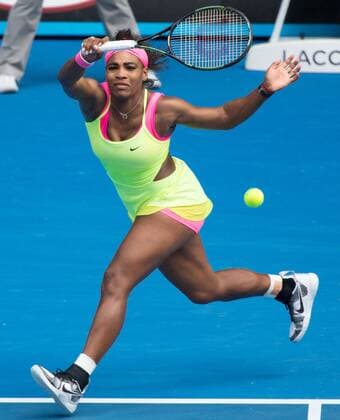 Serena Williams (USA) Tennis - Australian Open 2015 - Grand Slam ATP Tennis Herren WTA Tennis Damen - Melbourne Olympic Park - Melbourne - Victoria - Australia - 29 January 2015.