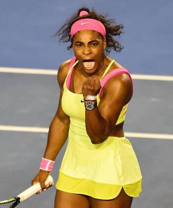 Jan. 31, 2015 - Melbourne, VICTORIA, AUSTRALIA - United States Serena Williams in action during her women s singles final match on day 13 of the Australian Open tennis on Rod Laver Arena in Melbourne, Australia Tennis 2015 - Australian Open - - ZUMAk106